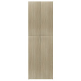 Armadio per Ufficio Rovere Sonoma 60x32x190cm Legno Multistrato