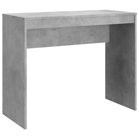 Scrivania Grigio Cemento 90x40x72 cm in Legno Multistrato