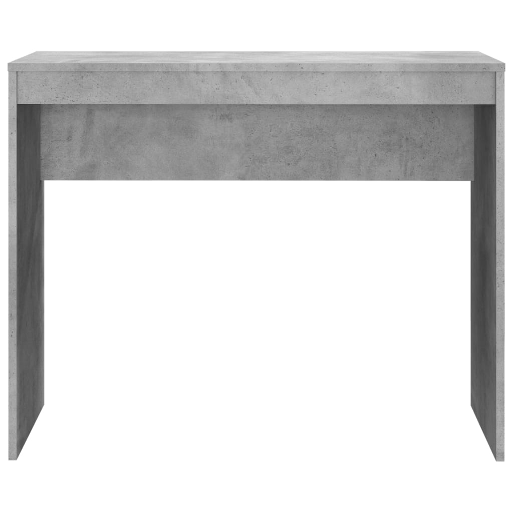 Scrivania Grigio Cemento 90x40x72 cm in Legno Multistrato