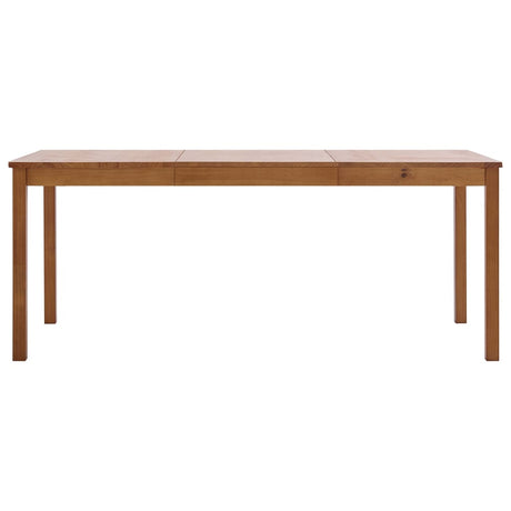 Tavolo da Pranzo Marrone Miele 180x90x73 cm in Legno di Pino