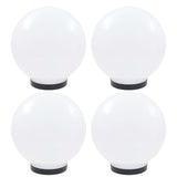 Set Lampade a LED Sferiche 4 pz 25 cm in PMMA