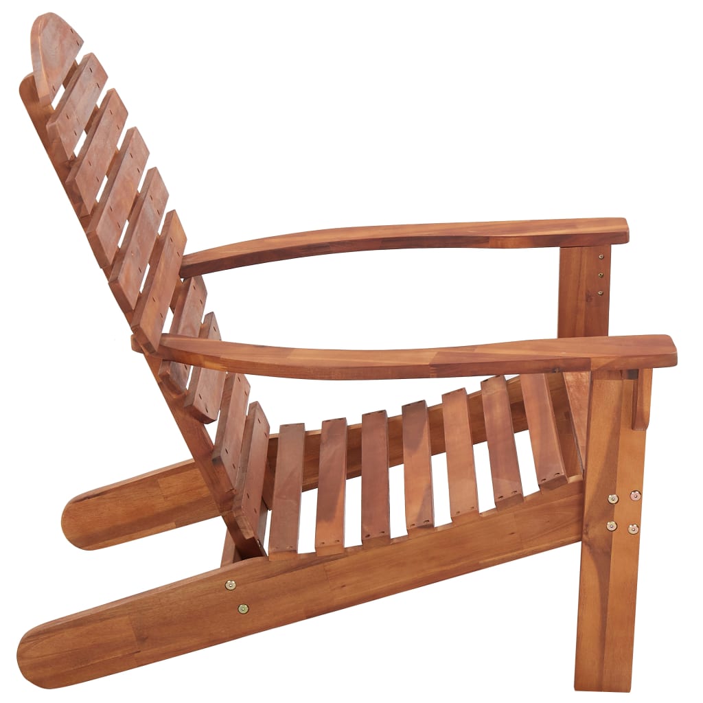 Sedia Adirondack in Legno Massello di Acacia