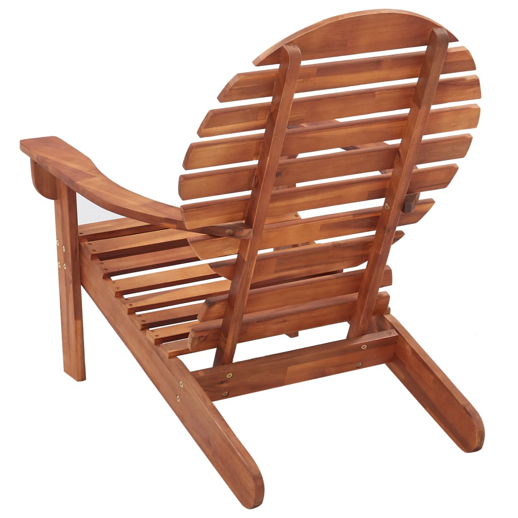 Sedia Adirondack in Legno Massello di Acacia