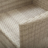 Sedie da Giardino Reclinabili 2 pz con Cuscini Polyrattan Beige