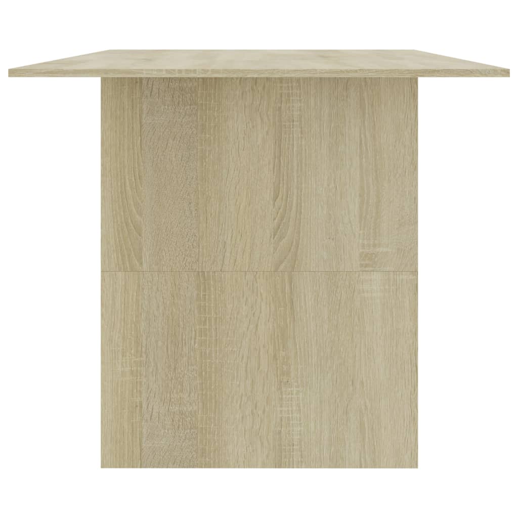 Tavolo da Pranzo Rovere Sonoma 180x90x76cm in Legno Multistrato