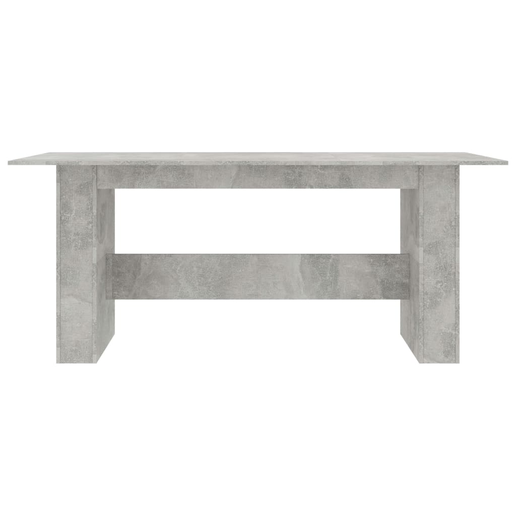 Tavolo da Pranzo Grigio Cemento 180x90x76 cm Legno Multistrato