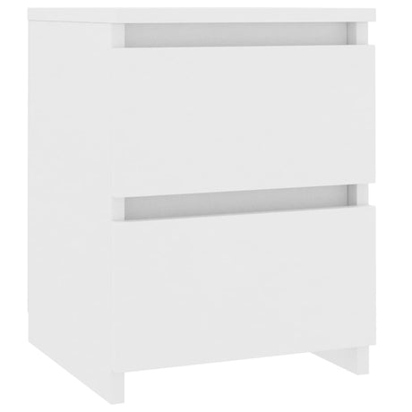 Comodino Bianco 30x30x40 cm Legno Ingegnerizzato