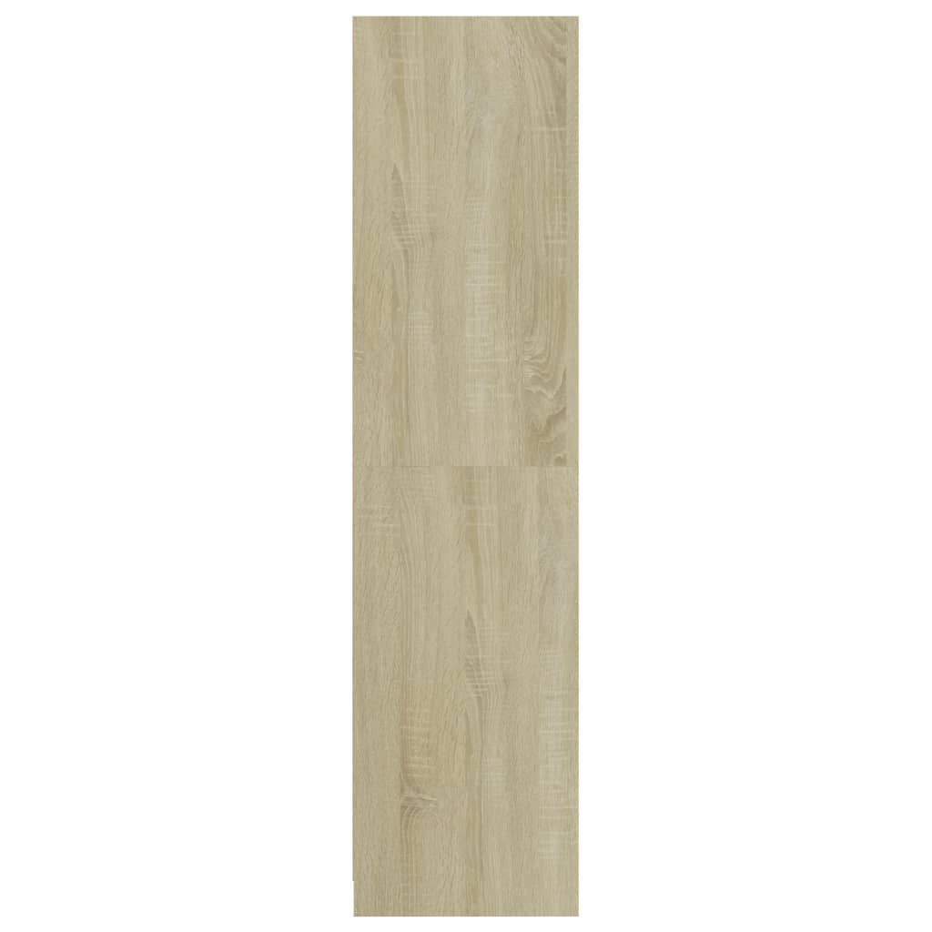 Armadio Cassetti Rovere Sonoma 50x50x200 cm Legno Multistrato