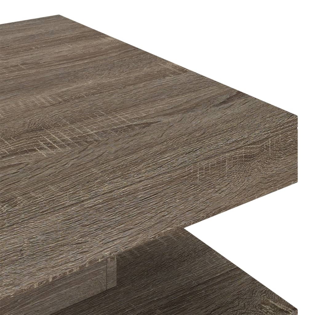 Tavolino da Salotto Grigio 60x60x35 cm in MDF