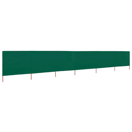 Paravento a 6 Pannelli in Tessuto 800x160 cm Verde