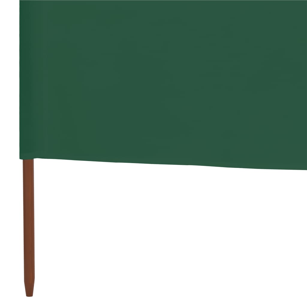Paravento a 6 Pannelli in Tessuto 800x160 cm Verde