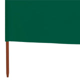 Paravento a 6 Pannelli in Tessuto 800x160 cm Verde