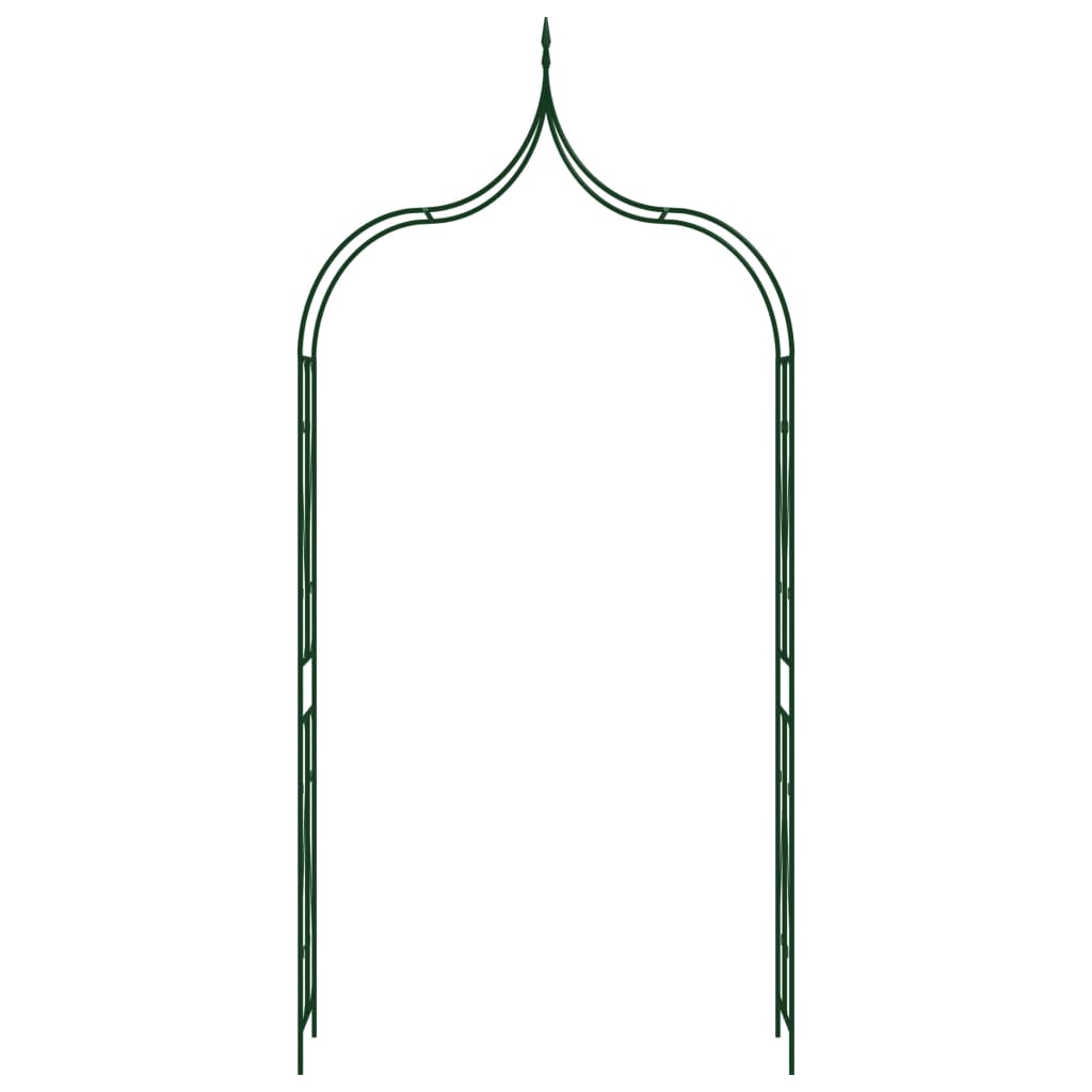 Arco da Giardino Verde Scuro 120x38x258 cm in Ferro