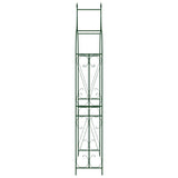 Arco da Giardino Verde Scuro 120x38x258 cm in Ferro