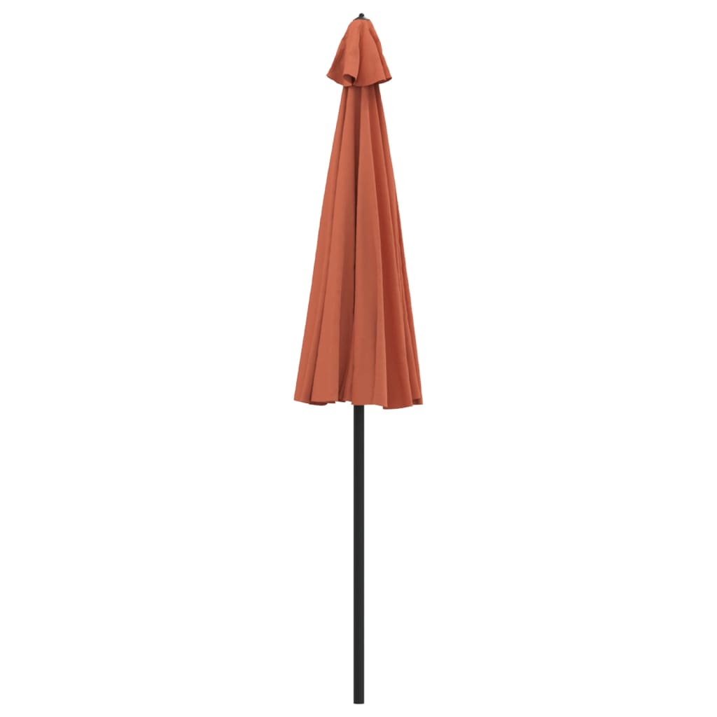 Ombrellone da Esterni Palo in Alluminio 270 cm Terracotta