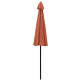 Ombrellone da Esterni Palo in Alluminio 270 cm Terracotta