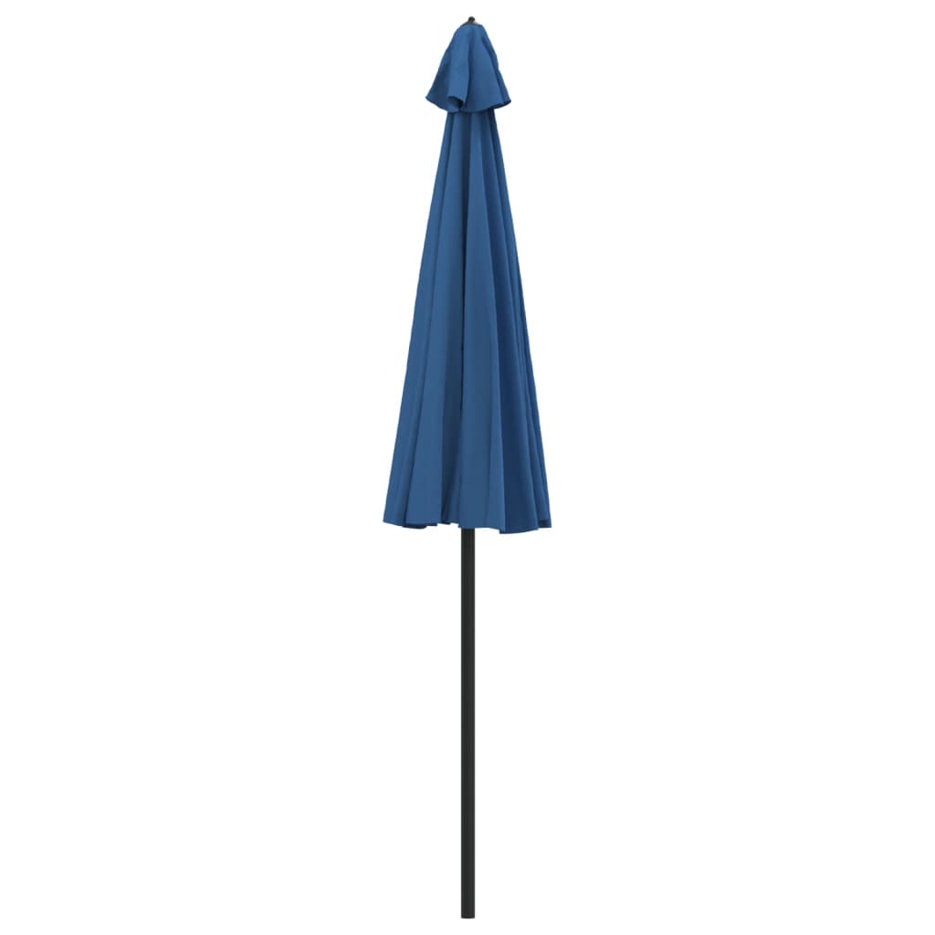 Ombrellone da Esterni con Palo in Alluminio 270 cm Azzurro