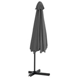 Ombrellone da Esterno con Palo in Acciaio 300x250cm Antracite