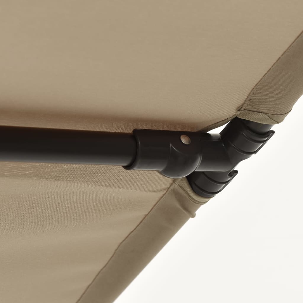 Ombrellone da Esterni con Palo in Alluminio 180x110cm Talpa