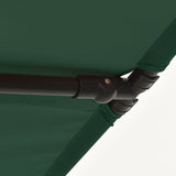 Ombrellone da Esterni con Palo in Alluminio 2x1,5 m Verde