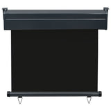 Tendalino Laterale per Balcone 85x250 cm Nero