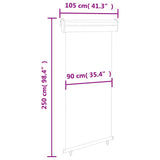 Tendalino Laterale per Balcone 105x250 cm Crema
