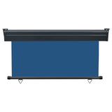 Tenda Laterale per Terrazzo 140x250 cm Blu