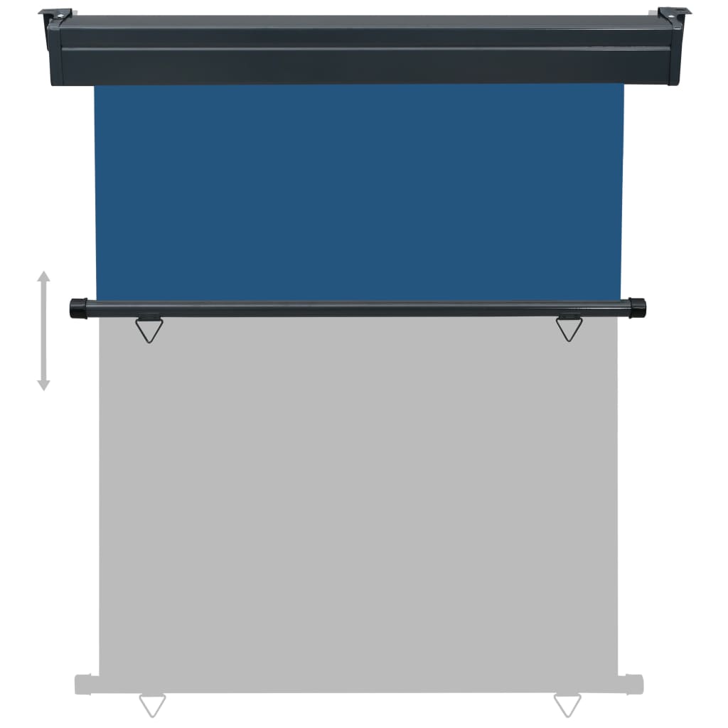 Tenda Laterale per Terrazzo 140x250 cm Blu