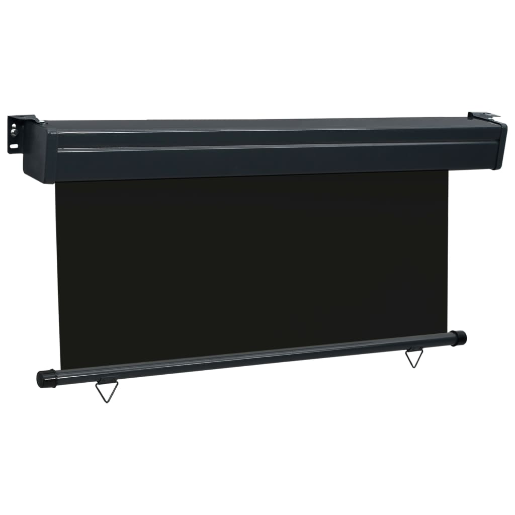 Tenda Laterale per Terrazzo 170x250 cm Nera