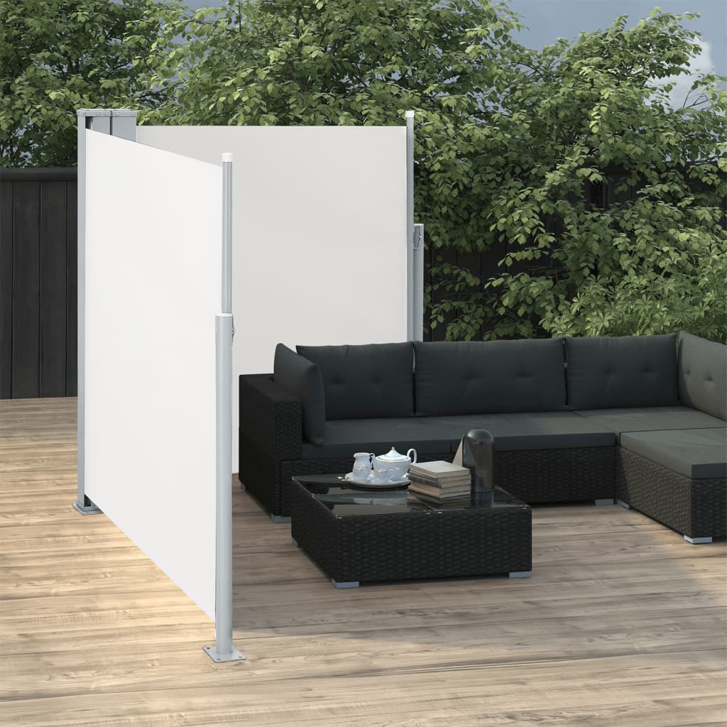 Tenda da Sole Laterale Retrattile Crema 140x600 cm