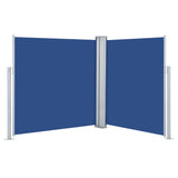 Tenda da Sole Laterale Retrattile Blu 140x600 cm