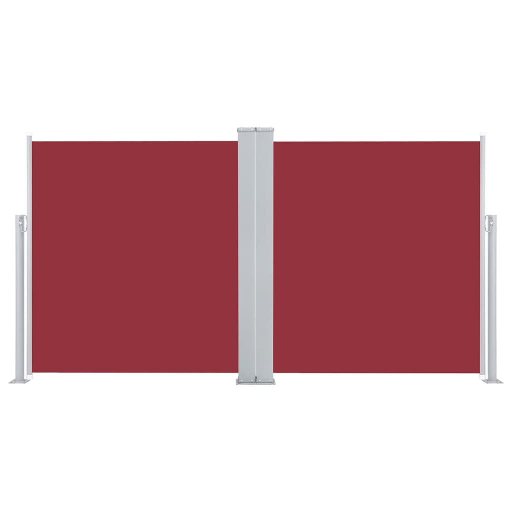 Tenda da Sole Laterale Retrattile Rossa 140x600 cm