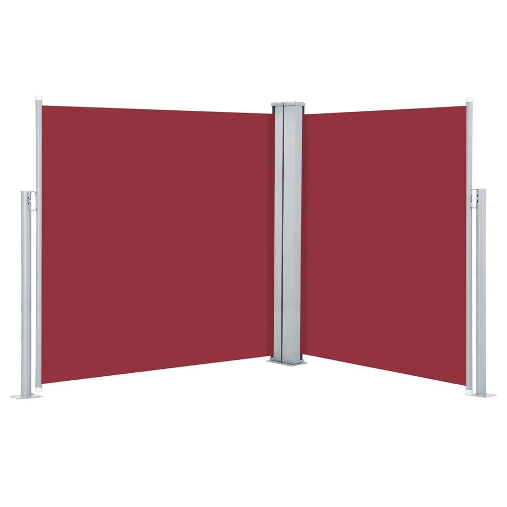 Tenda da Sole Laterale Retrattile 170x600 cm Rossa