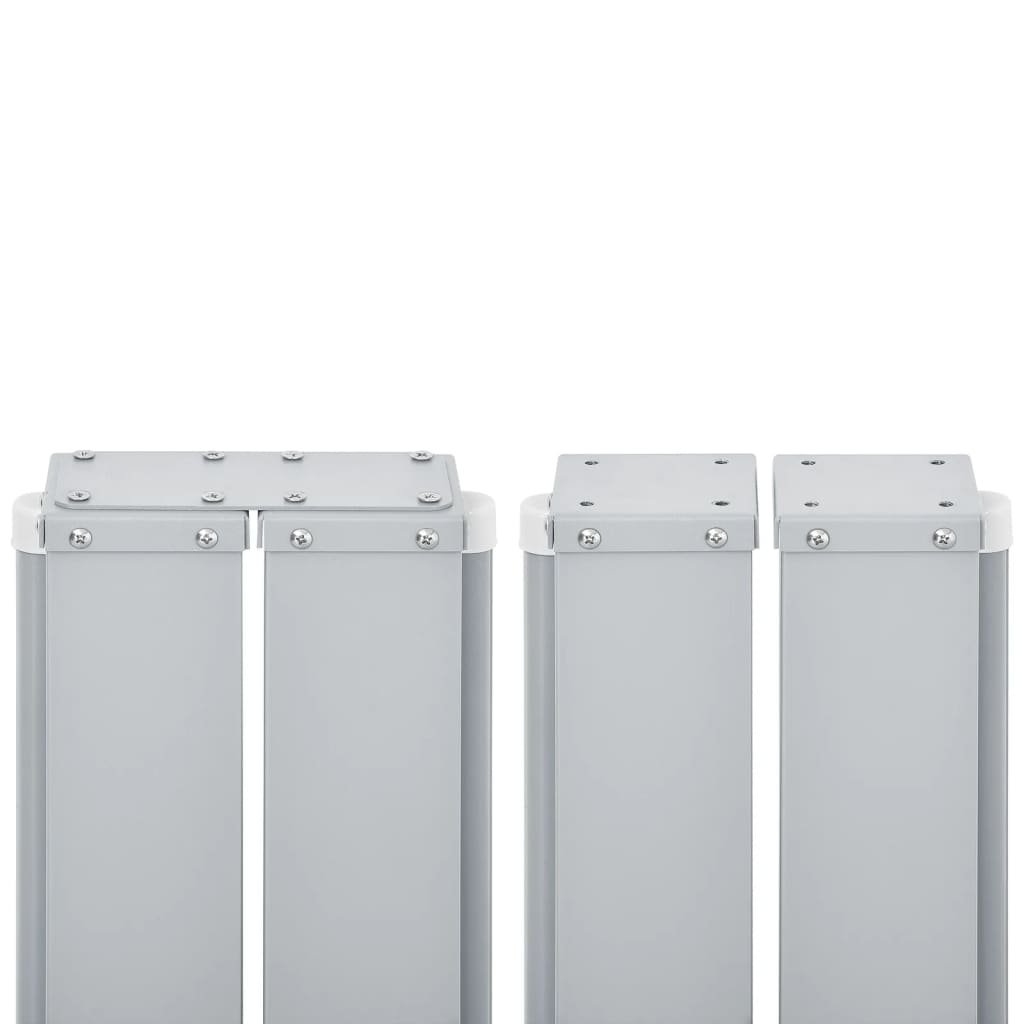 Tenda da Sole Laterale Retrattile 170x600 cm Rossa