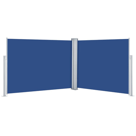 Tenda da Sole Laterale Retrattile Blu 140x1000 cm
