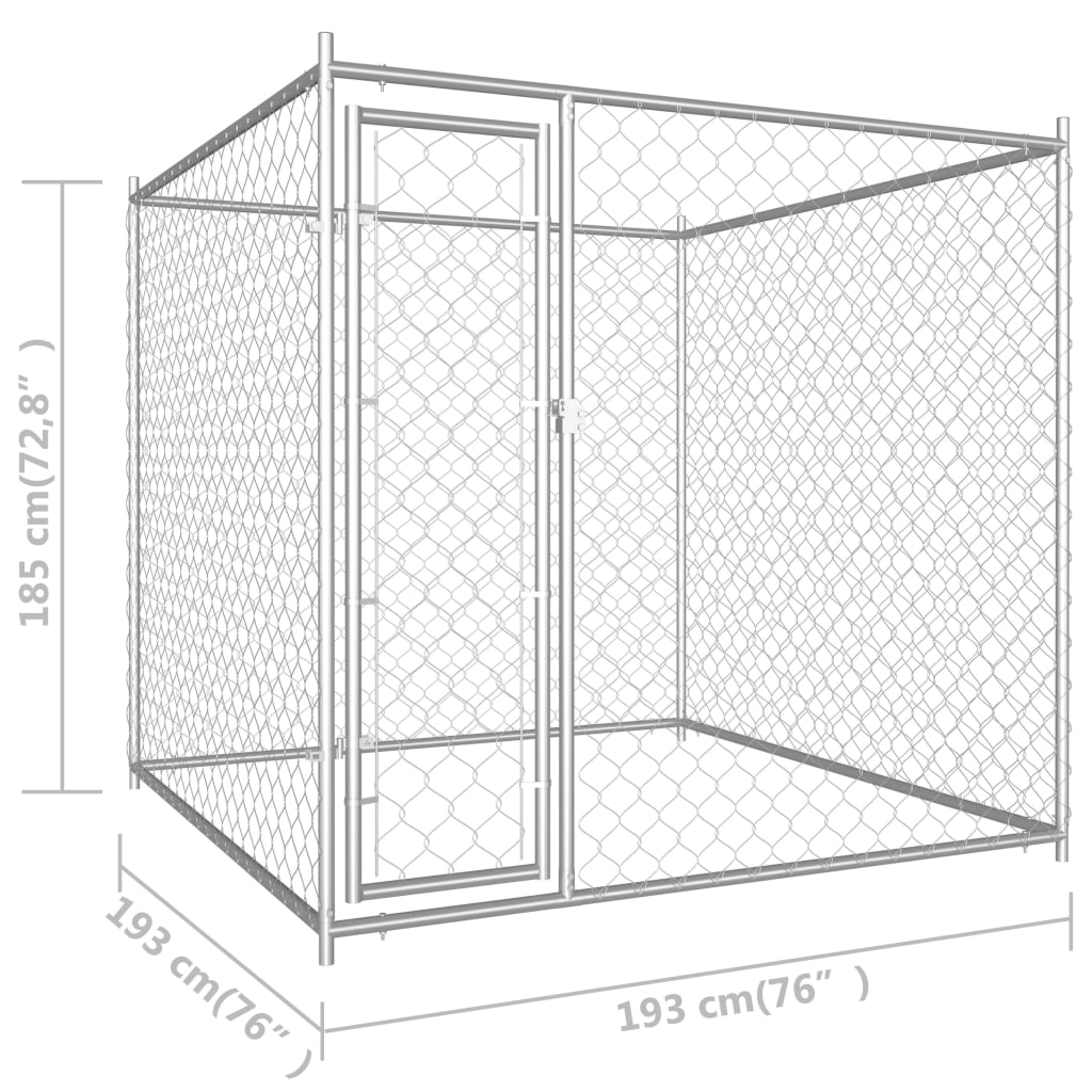 Canile da Esterno 193x193x185 cm