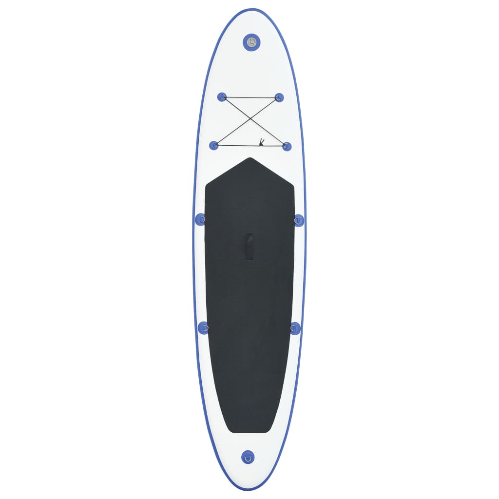 Set Tavola da SUP e Surf Gonfiabile Blu e Bianco