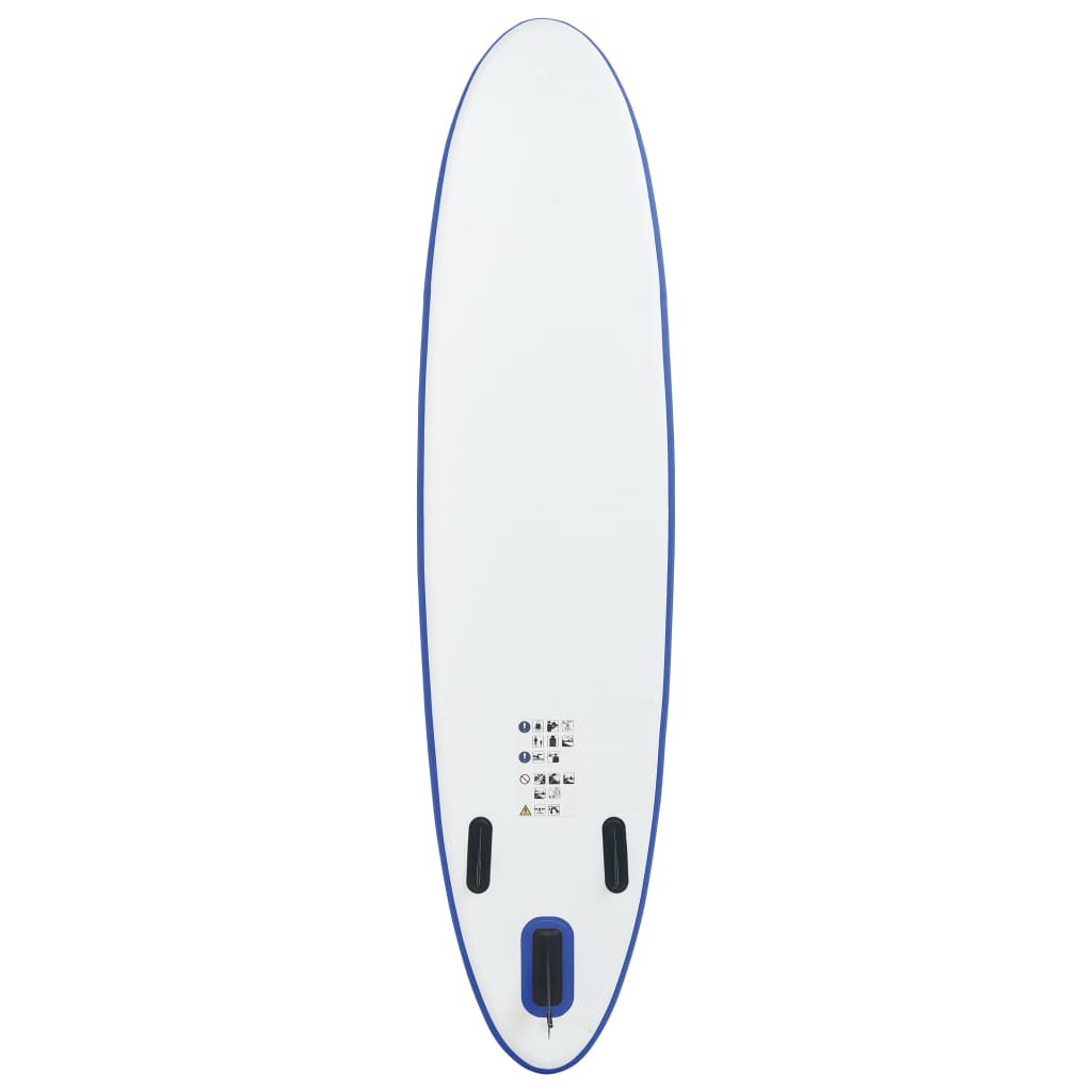 Set Tavola da SUP e Surf Gonfiabile Blu e Bianco