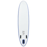 Set Tavola da SUP e Surf Gonfiabile Blu e Bianco