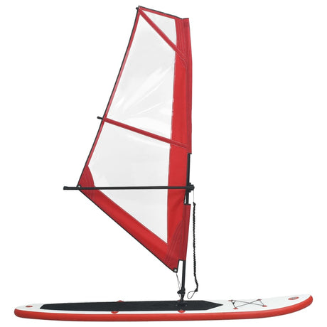 Set Tavola Gonfiabile da SUP con Vela Rosso e Bianco