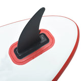 Set Tavola Gonfiabile da SUP con Vela Rosso e Bianco