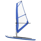 Set Tavola Gonfiabile da SUP con Vela Blu e Bianco