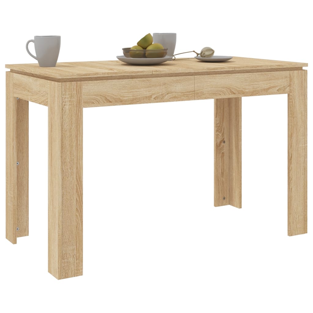 Tavolo da Pranzo Rovere Sonoma 120x60x76cm in Legno Multistrato