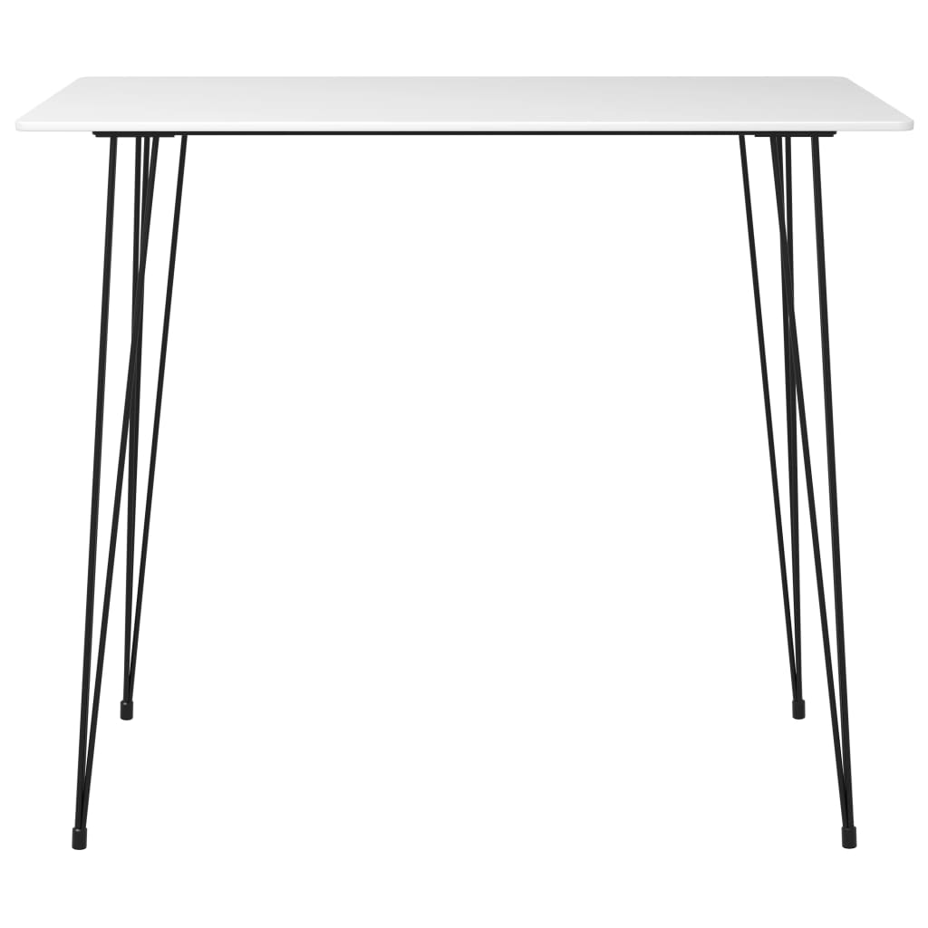 Tavolo da Bar Bianco 120x60x105 cm