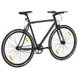 Bicicletta a Scatto Fisso Nera 700c 51 cm