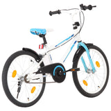 Bici per Bambini 20 Pollici Blu e Bianca