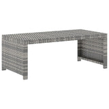 Set Divani da Giardino 5 pz con Cuscini in Polyrattan Grigio