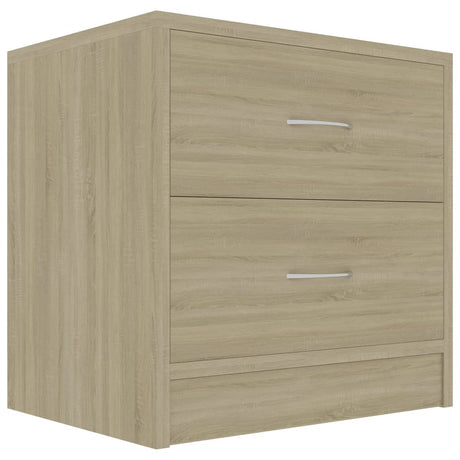 Comodino Rovere Sonoma 40x30x40 cm in Legno Multistrato