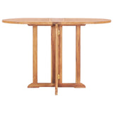 Set da Pranzo da Esterno Pieghevole 5 pz Legno Massello di Teak