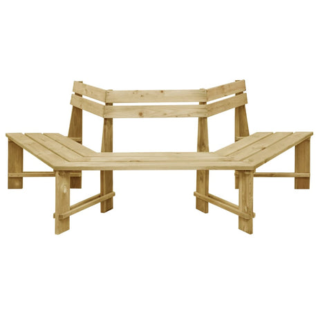 Panchina da Giardino 240 cm in Legno di Pino Impregnato